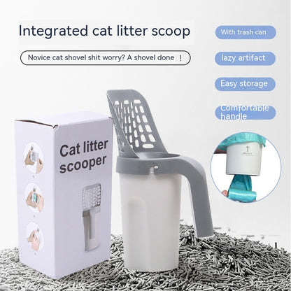 Plastic Integrated Dog Litter Scoop - All Accessories Depo