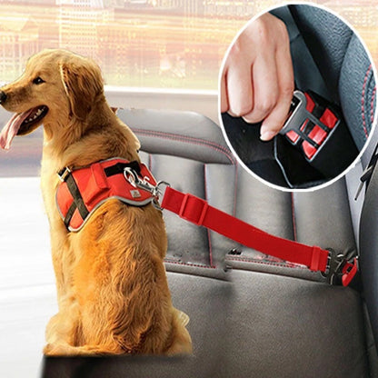 Retractable Pet Car Seat Belt & Handheld Leash - All Accessories Depo