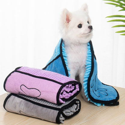 Super Absorbent Microfiber Dog Bathrobe Towel - All Accessories Depo