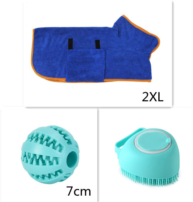 Silicone Dog Bath Massage Gloves & Brush - All Accessories Depo