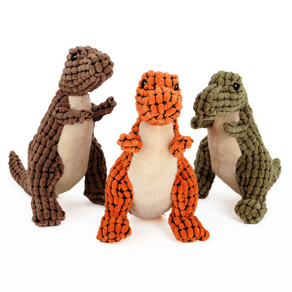 Dinosaur Chew Toy for Large Dogs with Squeakers - All Accessories Depo