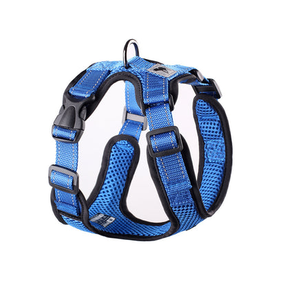 Reflective Mesh Pet Chest Harness - Breathable I-Shape - All Accessories Depo