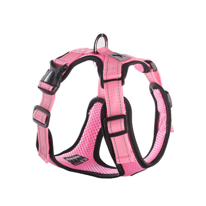 Reflective Mesh Pet Chest Harness - Breathable I-Shape - All Accessories Depo