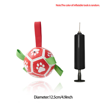 Dog Soccer Ball with Straps - All Accessories Depo